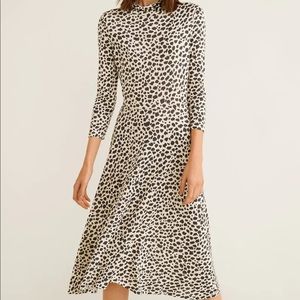 Animal Print Midi Dress